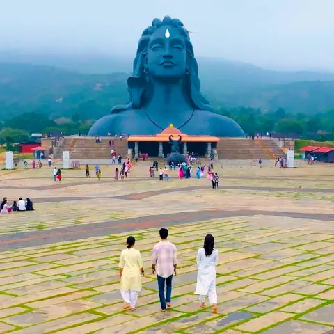Visit the 112-foot statue of the Adiyogi, the original yogi, and source of 112 keys to liberation.